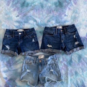 Abercrombie kids denim shorts